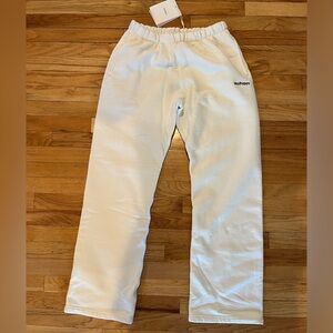 MadHappy Cozy White Sweatpants